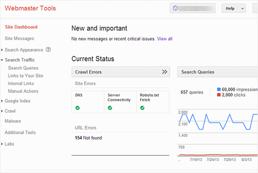 Google Webmaster Tools