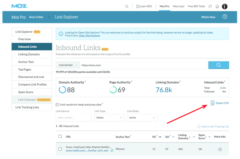 Moz tool