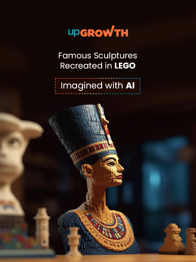 Famous Sculptures Recreated in LEGO: Imagined with AI