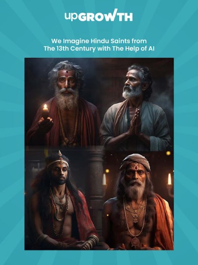 We Imagine Hindu saints from the 13th century with the help of AI