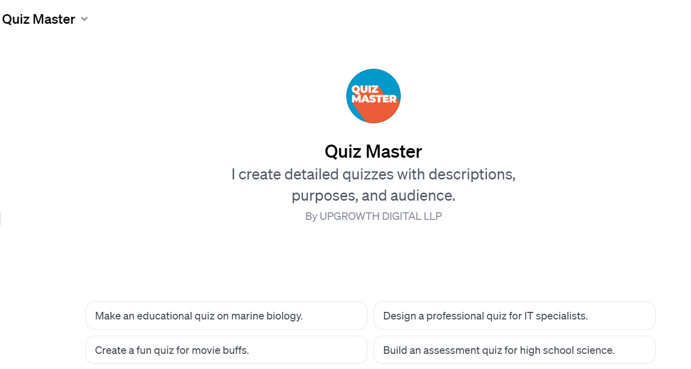 Quiz Master