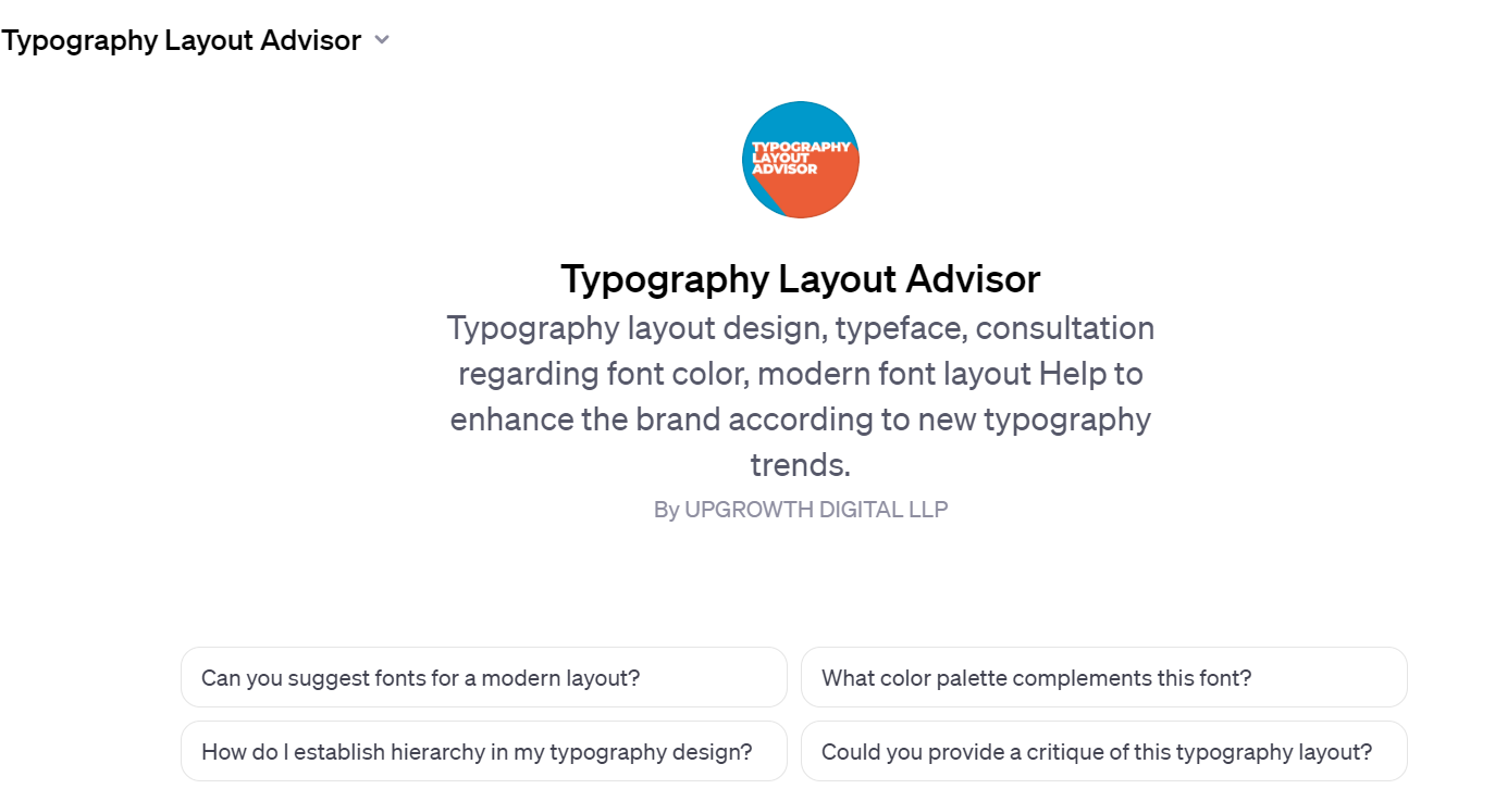 Typography Layout Advisor