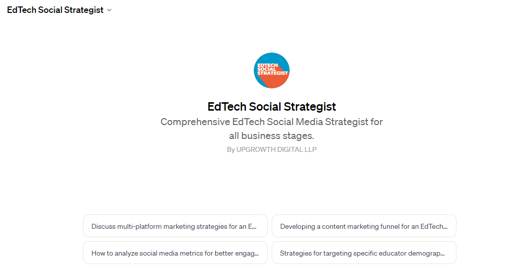 EdTech Social Strategist