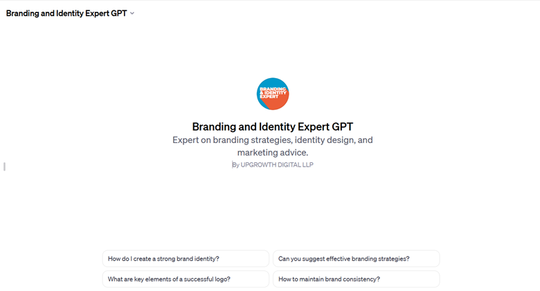 Branding and Identity Expert GPT