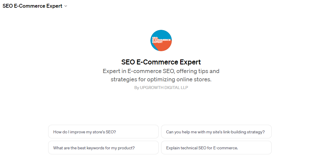 SEO E-Commerce Expert