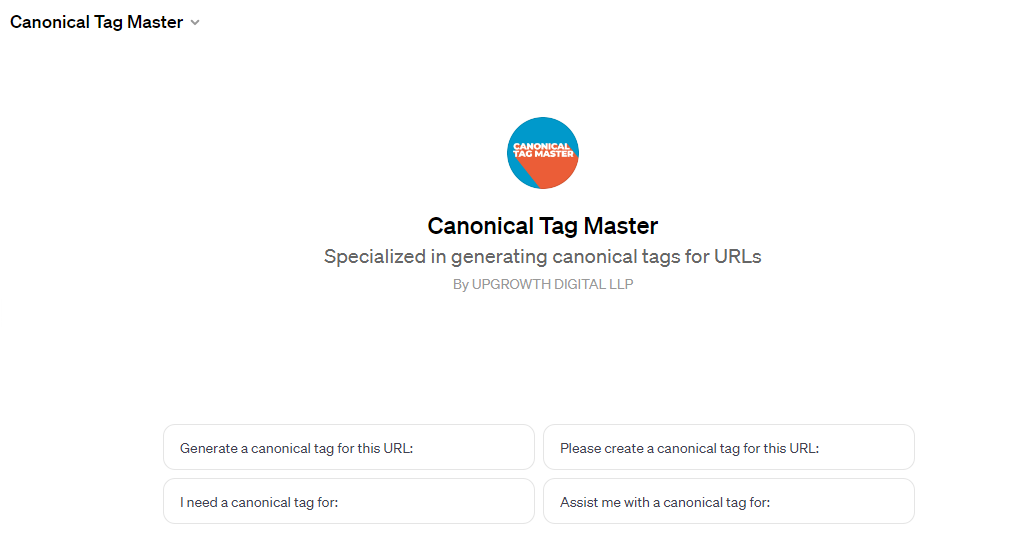 Canonical Tag Master