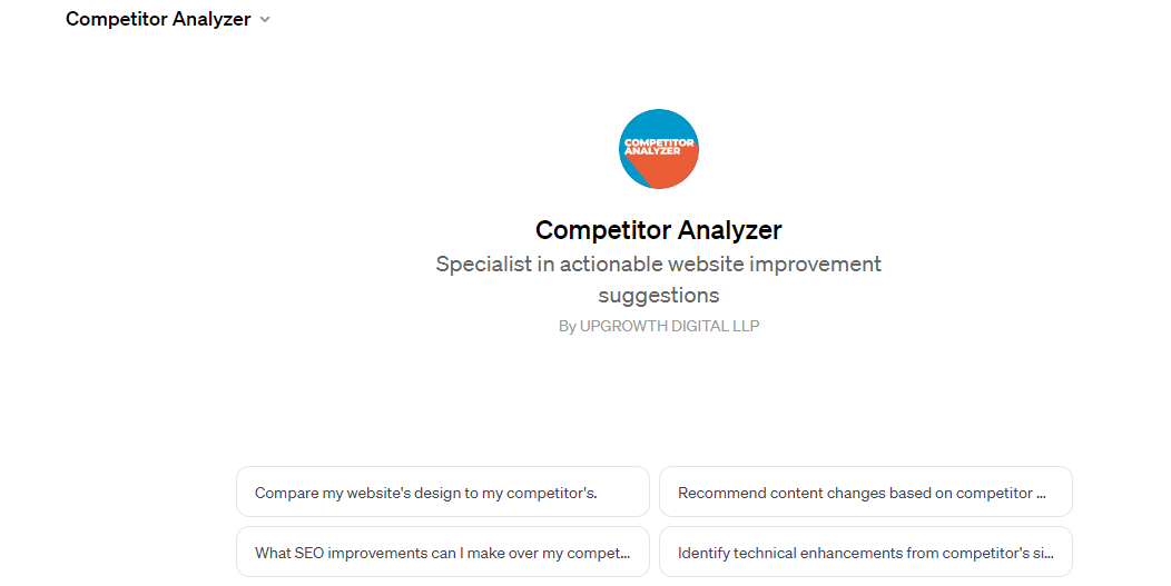 Competitor Analyzer