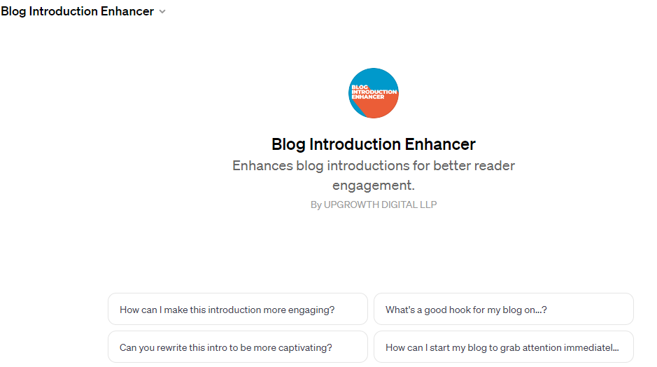 Blog Introduction Enhancer