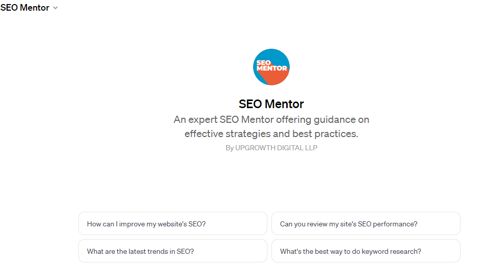 SEO Mentor