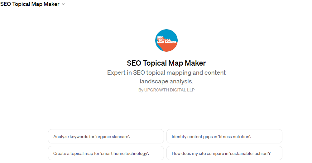 SEO Topical Map Maker