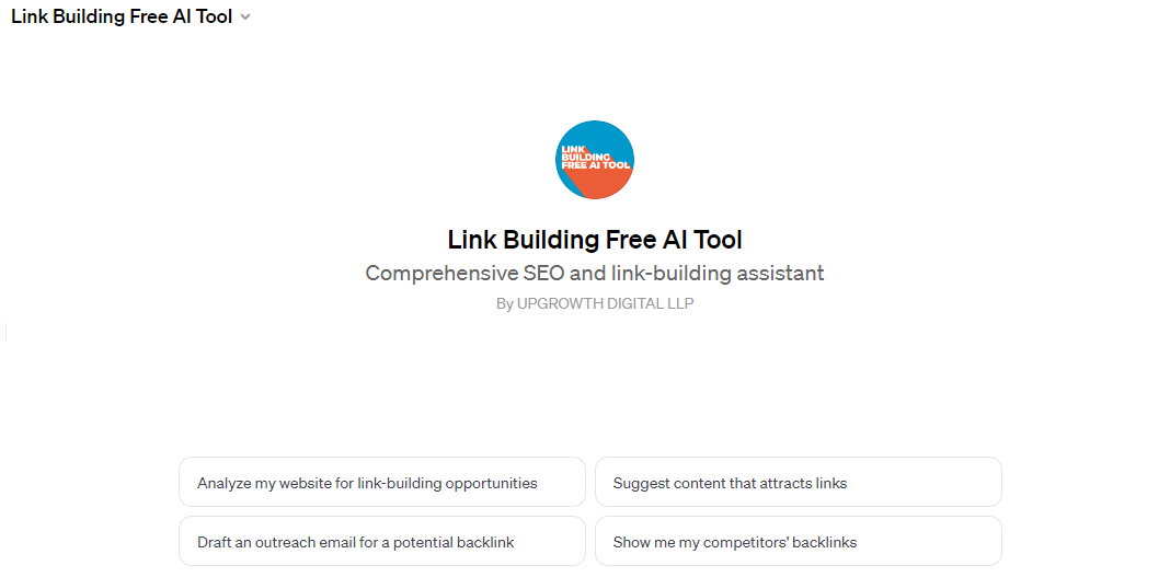 Link Building AI Tool