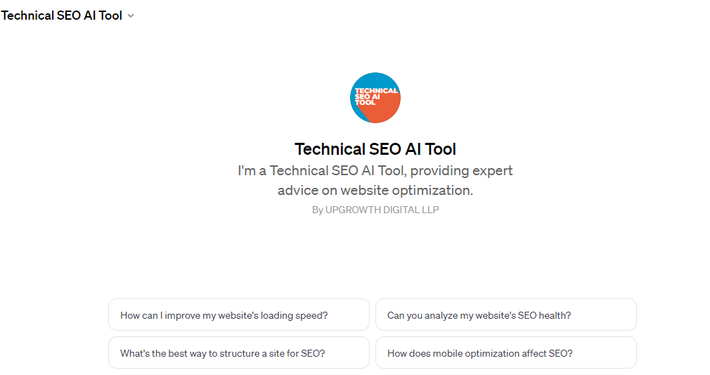 Technical SEO AI Tool