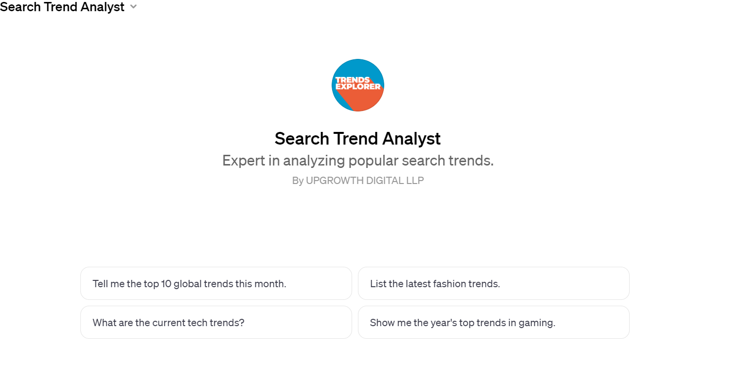 Search Trend Analyst