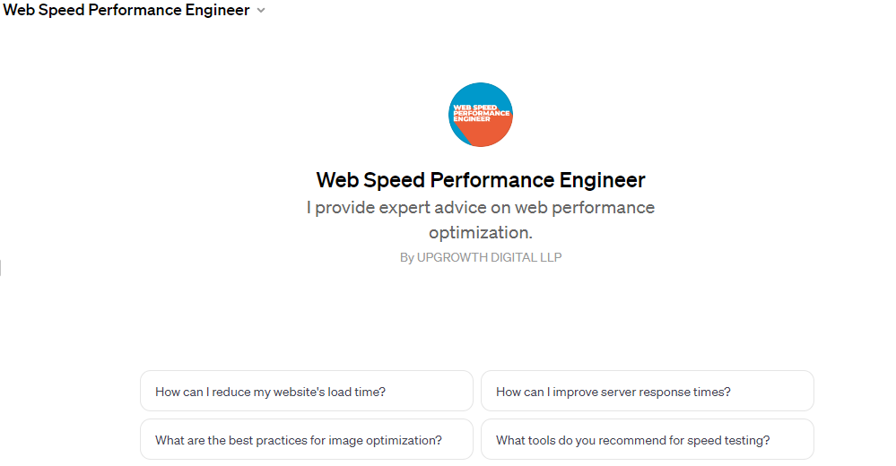 Web Speed Performance Engineer
